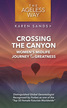 Crossing the Canyon: Women’s Midlife Journey to Greatness book jacket